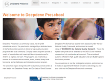 Tablet Screenshot of deepdenepreschool.org.au